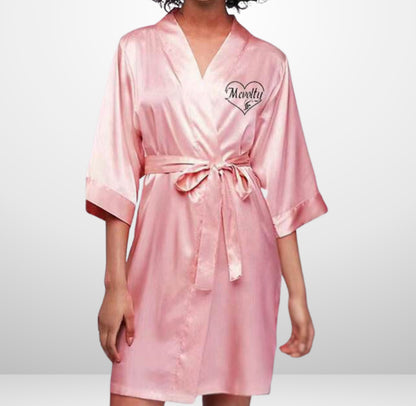 Satin Queen Robe